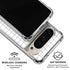 White Grid Pixel 9/9 Pro Clear Case